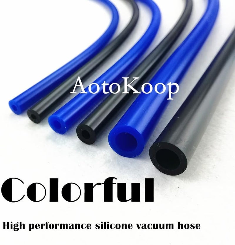 AotoKoop 1/8 Silicone Vacuum Tubing hose Line 10 FT 130 PSI Maximum Pressure Black (3mm ID) - Image 5